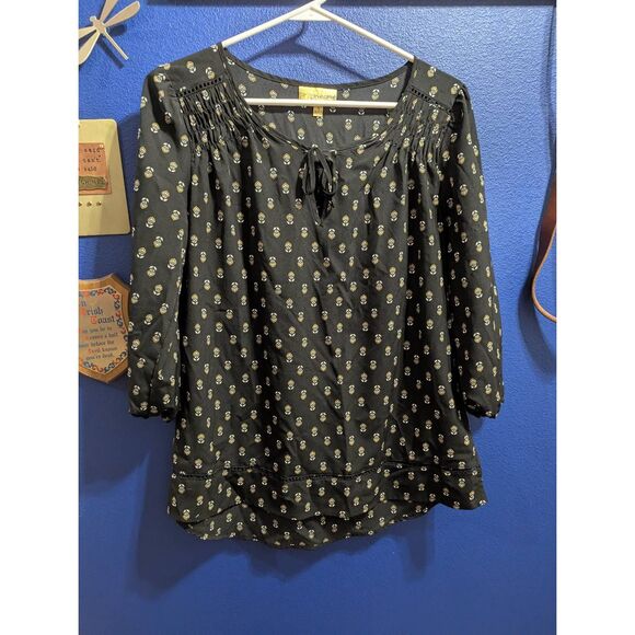 Princess Vera Wang Peasant Top - Picture 1 of 7